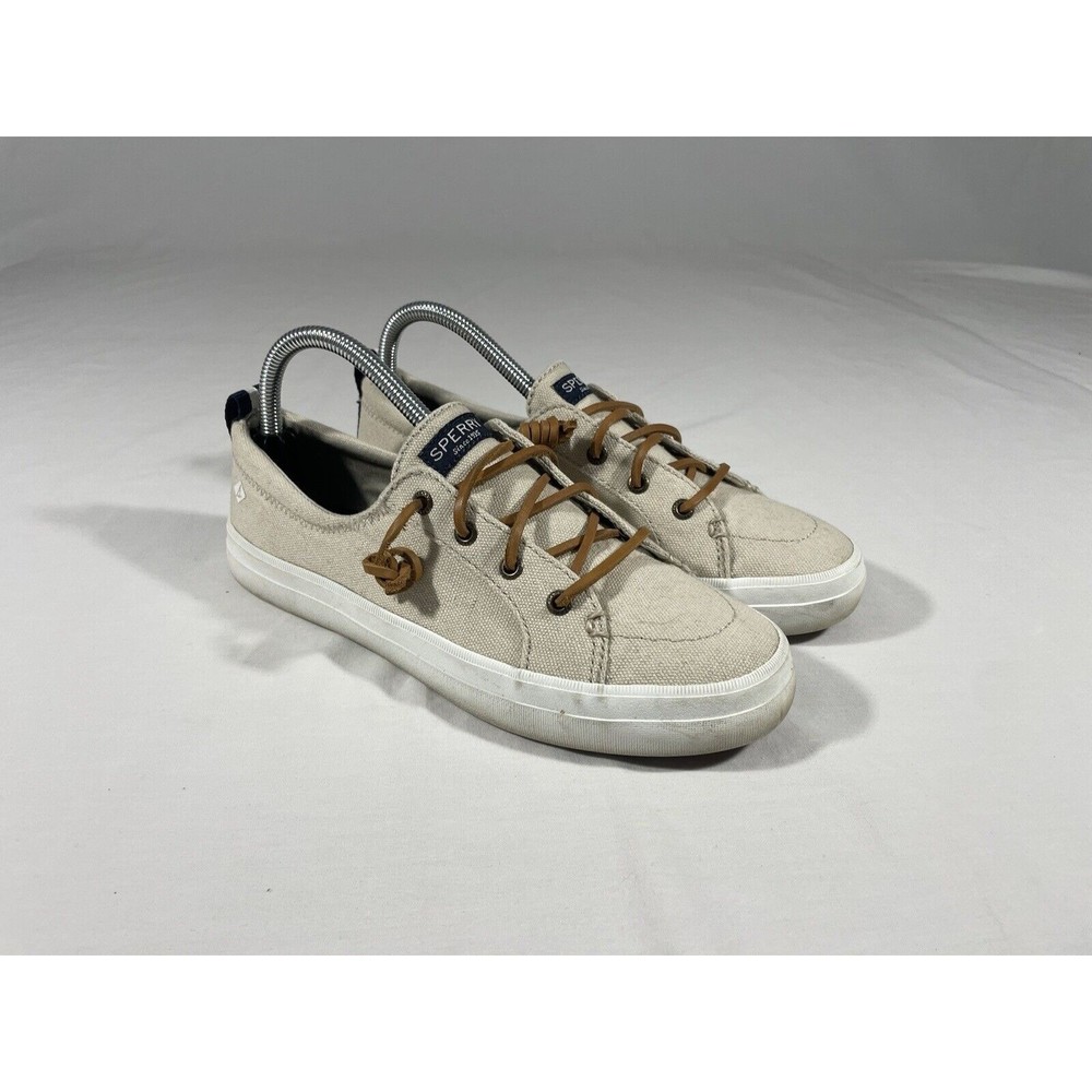 Sperry Women's Sneakers Size 8 M Top Sided Light Brown Sneakers Fabric STS98644